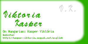 viktoria kasper business card