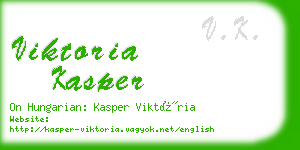 viktoria kasper business card